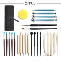 27pcs polymer clay tools modeling clay sculpting tools set for pottery sculpture dotting tool ball styluses for pottery crafting
