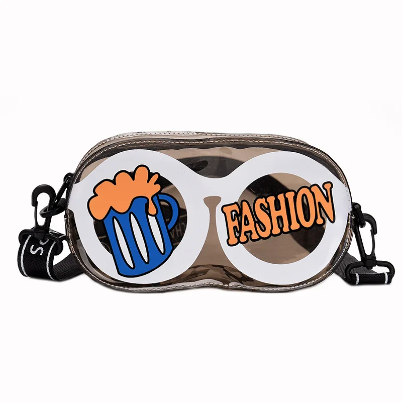 Новинка 2020 прозрачная Желейная сумка на плечо для женщин в стиле дикой улицы