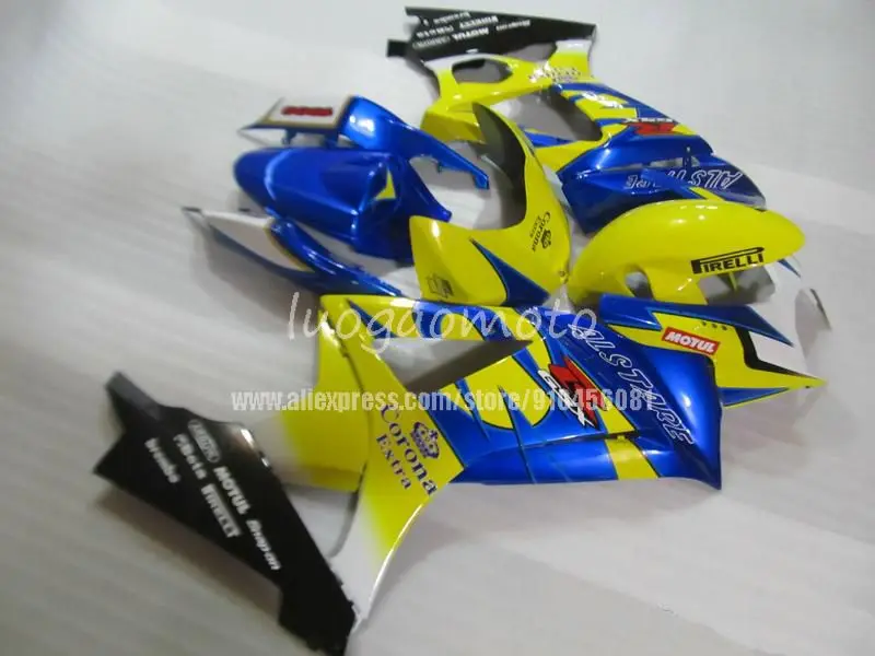 

ABS Injection fairings kit for yellow blue blk SUZUKI K7 GSXR1000 GSXR 1000 07-08 SUZUKI GSXR1000 2007-2008 K7 bodywork