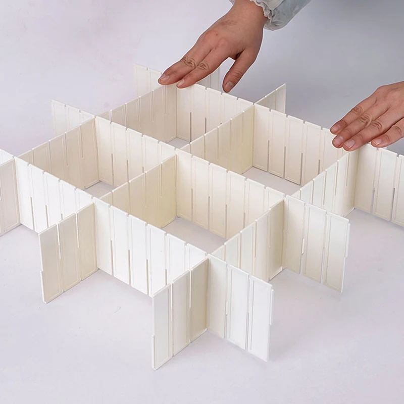 Горячий разделитель ящика пластиковый прочный для хранения ящиков шкафов Organizador