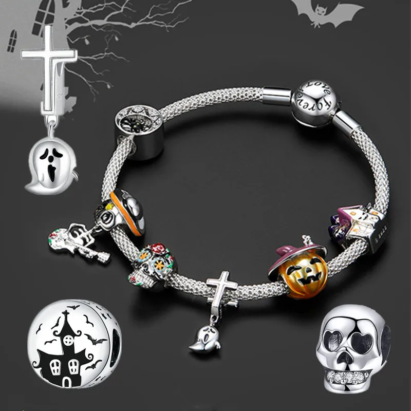 INBEAUT 2020 новые ювелирные изделия для Хэллоуина из стерлингового серебра 925 пробы с