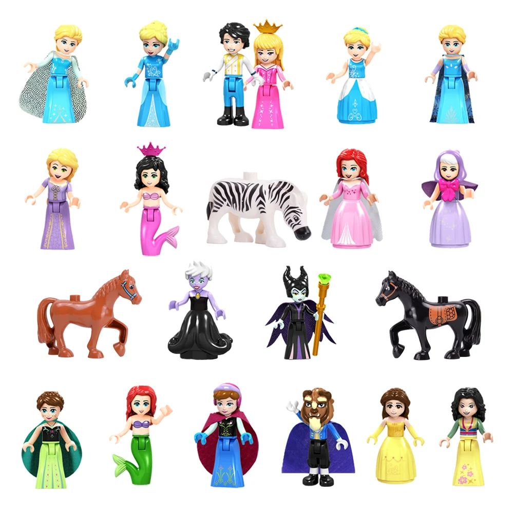 Сказочная принцесса город серия Золушка белый снег кукла Анна Playmobil строительные