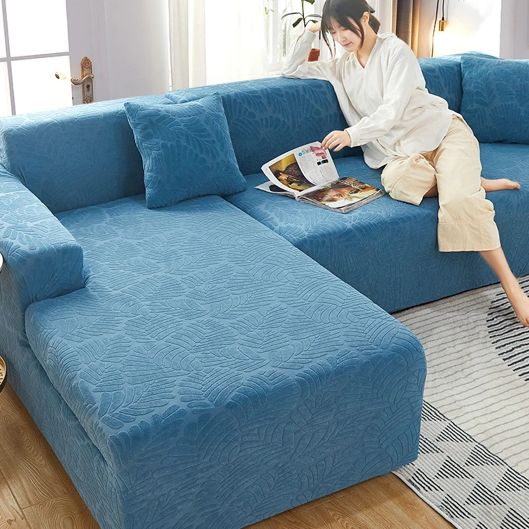 

Modern Four Seasons Sofa Cover Fabric Elastic Stretch Anti Slip Breathable Sofa Cover Living Room Copri Divano Home Decor DF50SF