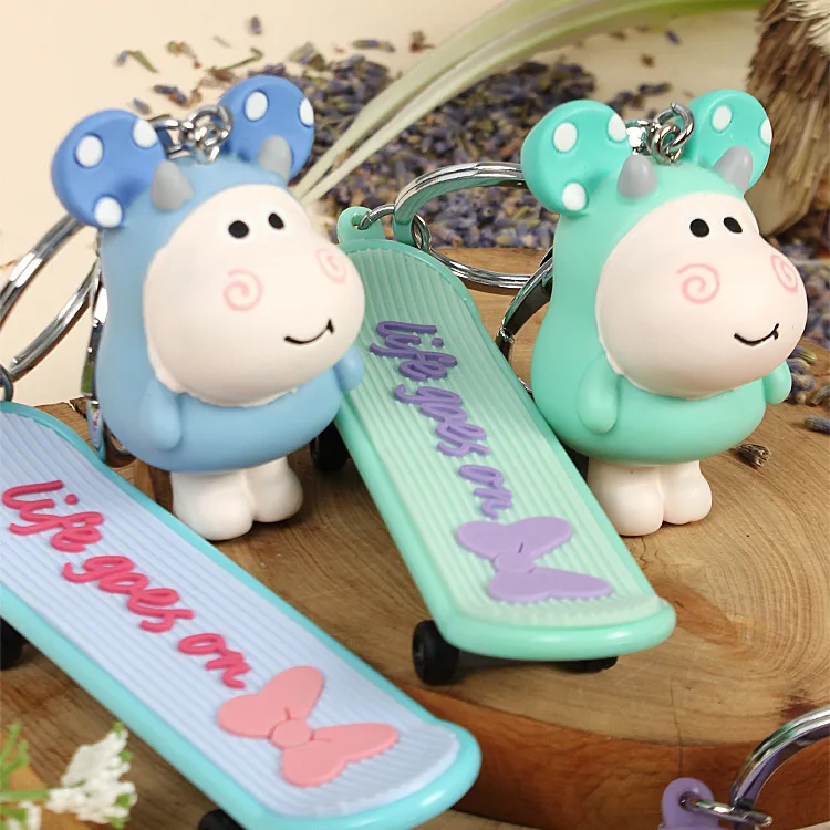 Ran Hong брелок с орнаментом кольцо для ключей оптовая продажа Qiqi Bull Devil пряжка в виде