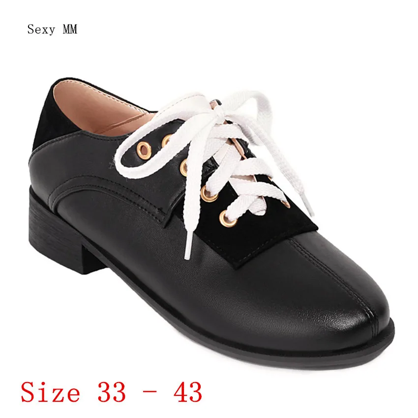 

Pumps Women Oxfords Career Shoes Low Med Heels Woman Low Med Heel Shoes Kitten Heels Small Plus Size 33 - 40 41 42 43