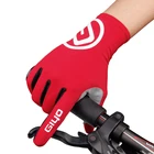 Велосипедные перчатки GIYO с длинными пальцами, спортивные Гелевые перчатки для сенсорного экрана для мужчин и женщин, летние длинные перчатки с длинными пальцами для горных и дорожных походов