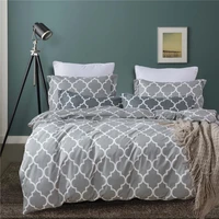 nordic blue bedding sets king size euro comforter bed sets high quality simple queen duvet cover geometric pattern bed linings