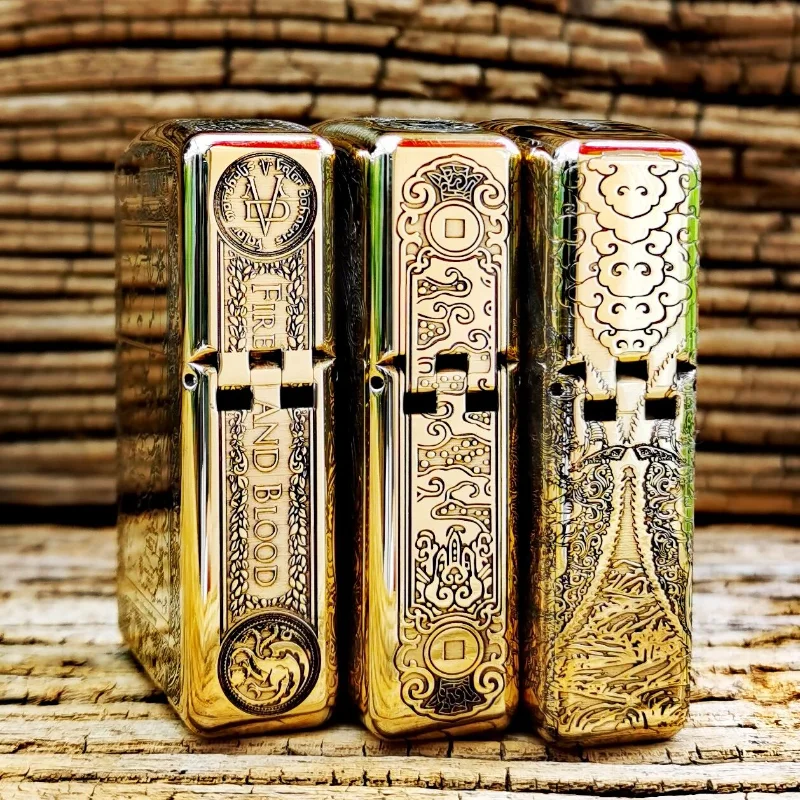 

Zorro brass kerosene lighter, creative personality oversized heavy mecha, men's gifts, collectibles, smoking accessories