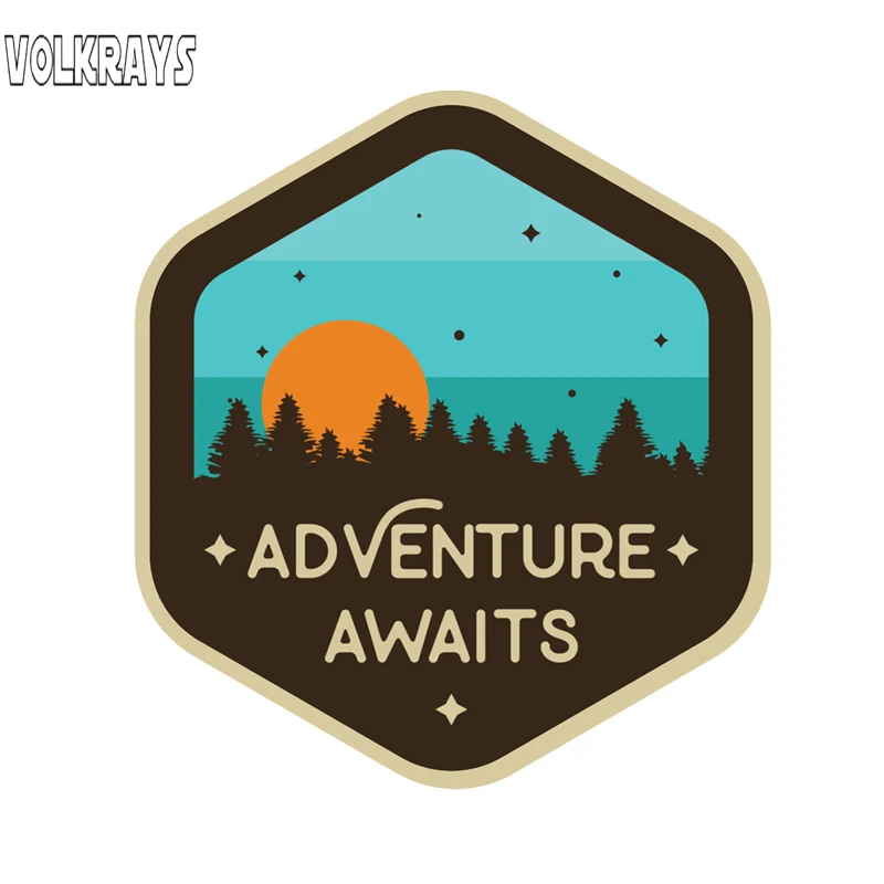 Модная Автомобильная наклейка Volkrays приключения ожидания закат кемпинг