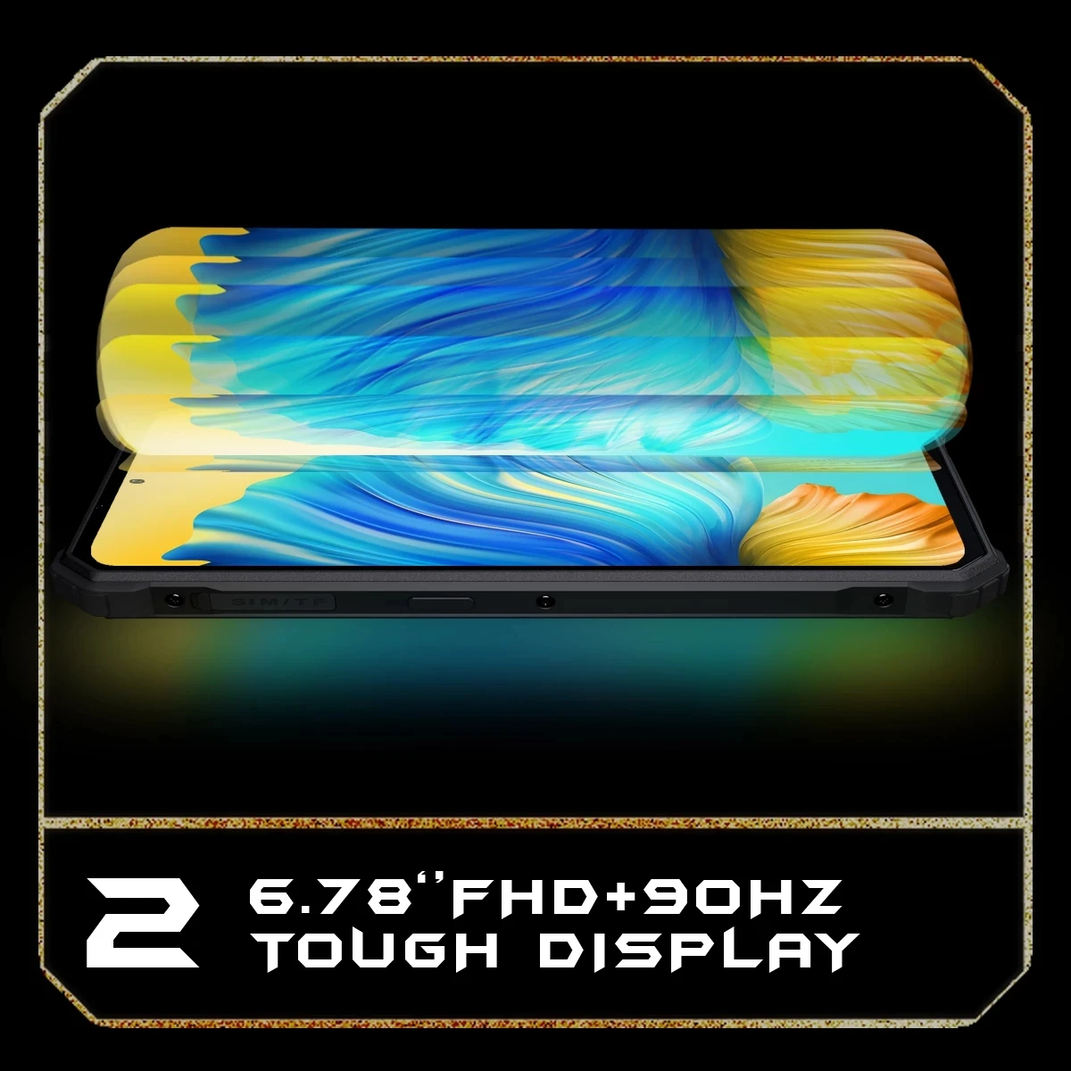 IIIF150 R2022 Android 11 Smartphone 8GB+128GB 64MP+20MP AF Night Vision 6.78'' FHD Waterproof 8300mAh NFC Rugged Phone