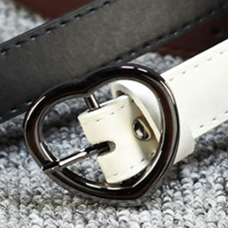 Модный кожаный ремень для женщин с металлической пряжкой в виде сердца корсет