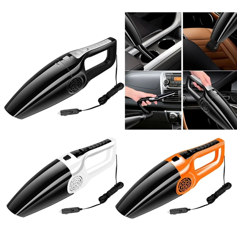 

Vacuum Cleaner 5m Cord Car 12V 9000pa Mini Hand Held Wet Dry Small Auto Cleaning