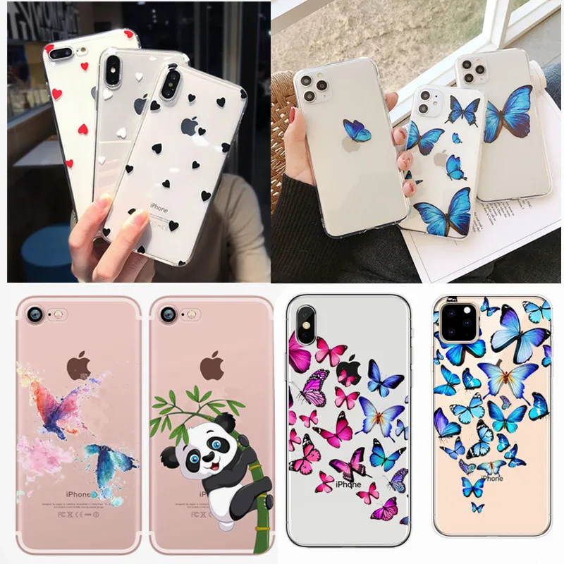 Чехол для Iphone 6 S чехол аксессуары телефонов мультяшный оболочка чехлы 8 Plus 5 5S SE 2020