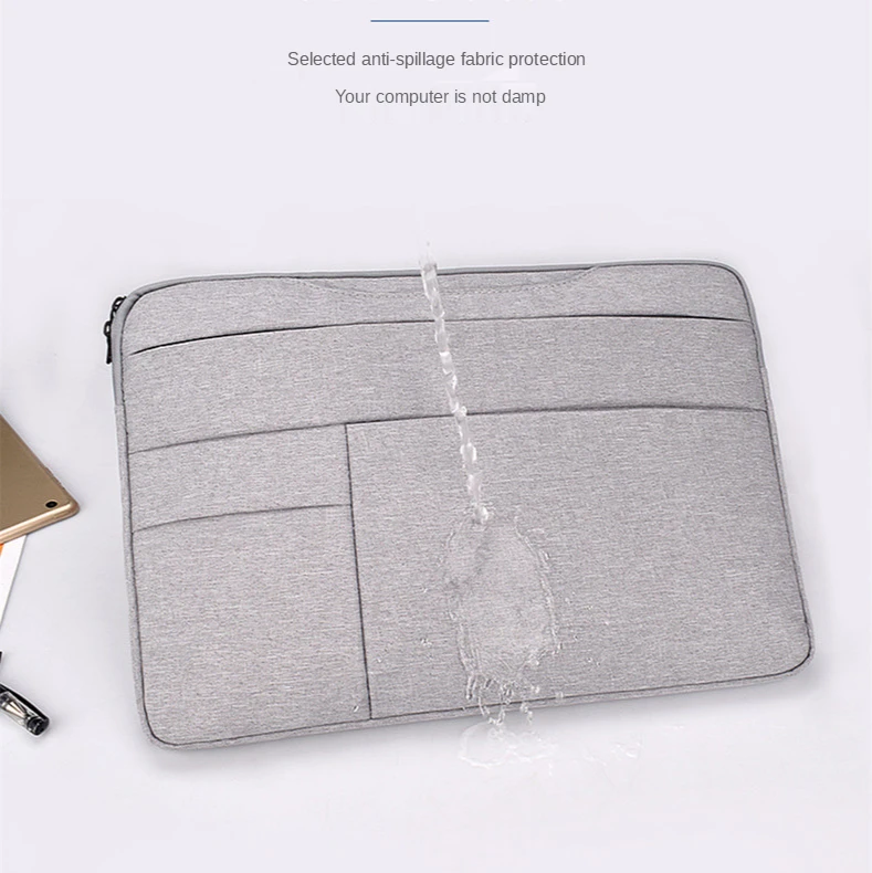 Shockproof Waterproof Laptop Bag Men's Women's Briefcase Tote Office Business Travel Electronic Product Document Storage Pouch