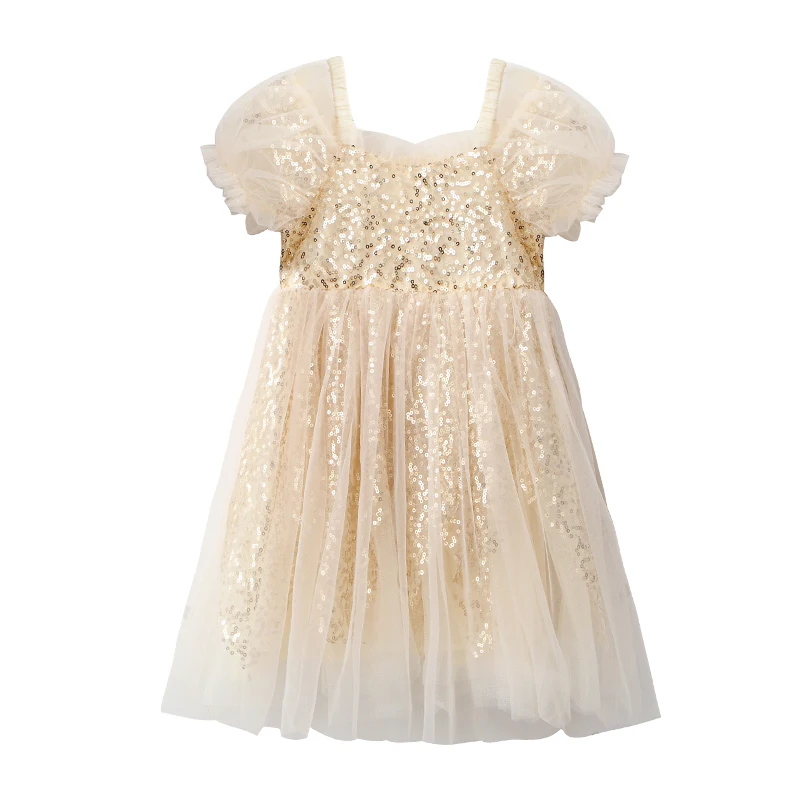 

Детское От 4 до 12 лет шифоновое кружевное платье-комбинация с короткими рукавами для девочек; Белое милое бальное платье принцессы; Одежда н...