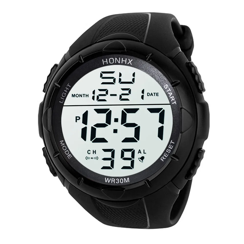 Luxury Sports Watch Men Analog Digital Military Silicone Army Sport LED Horloges Wrist Watches Men Relogio Masculino For Gifts