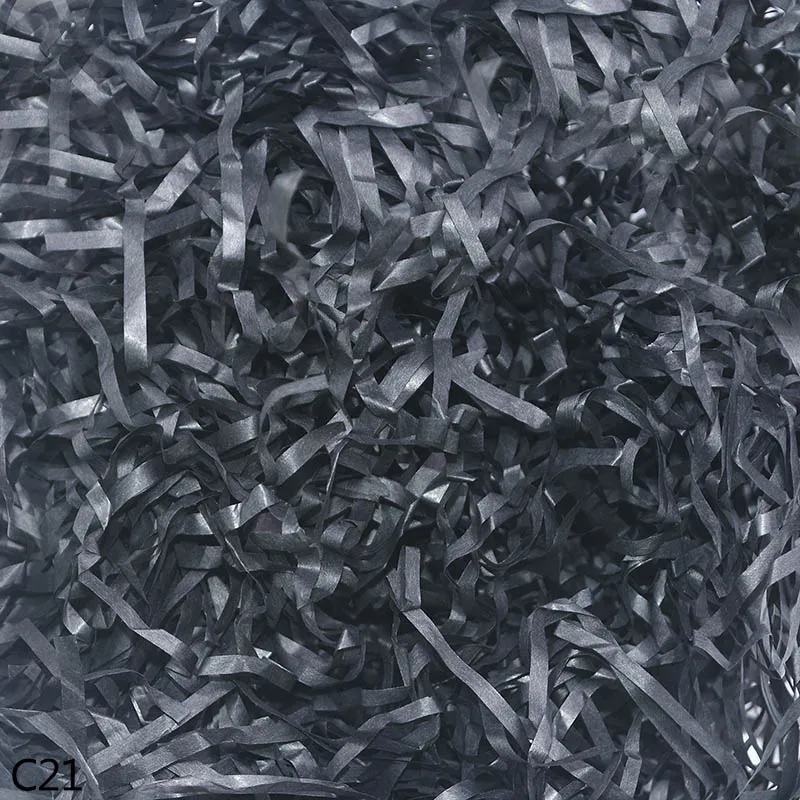 C21 50/100 г бумажная рафия измельченный DIY Подарочная коробка наполнение Crinkle бумага конфетти Свадебная подарочная коробка Заполненные украшения 8 - Цвет: C21