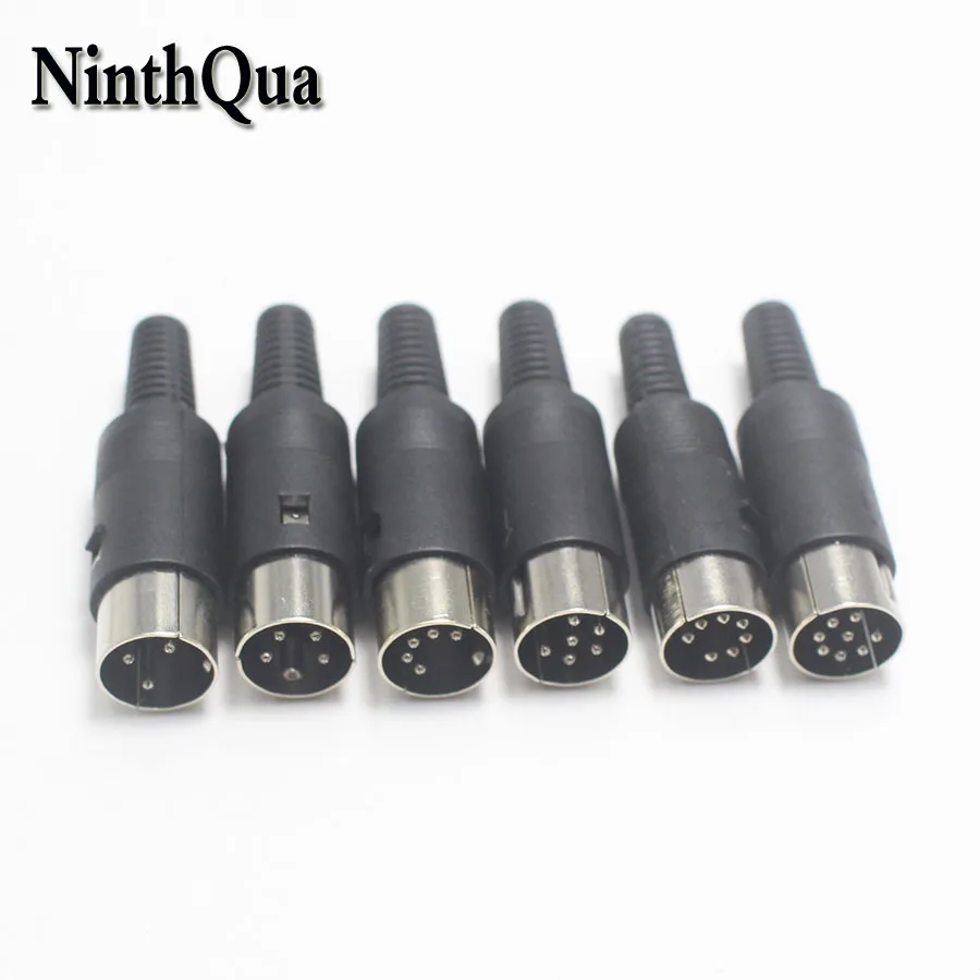 

10 шт., 3-контактный, 4-контактный, 5-контактный, 6-контактный, 7-контактный, 8-контактный разъем с пластиковой ручкой, коннектор для кабеля с плас...