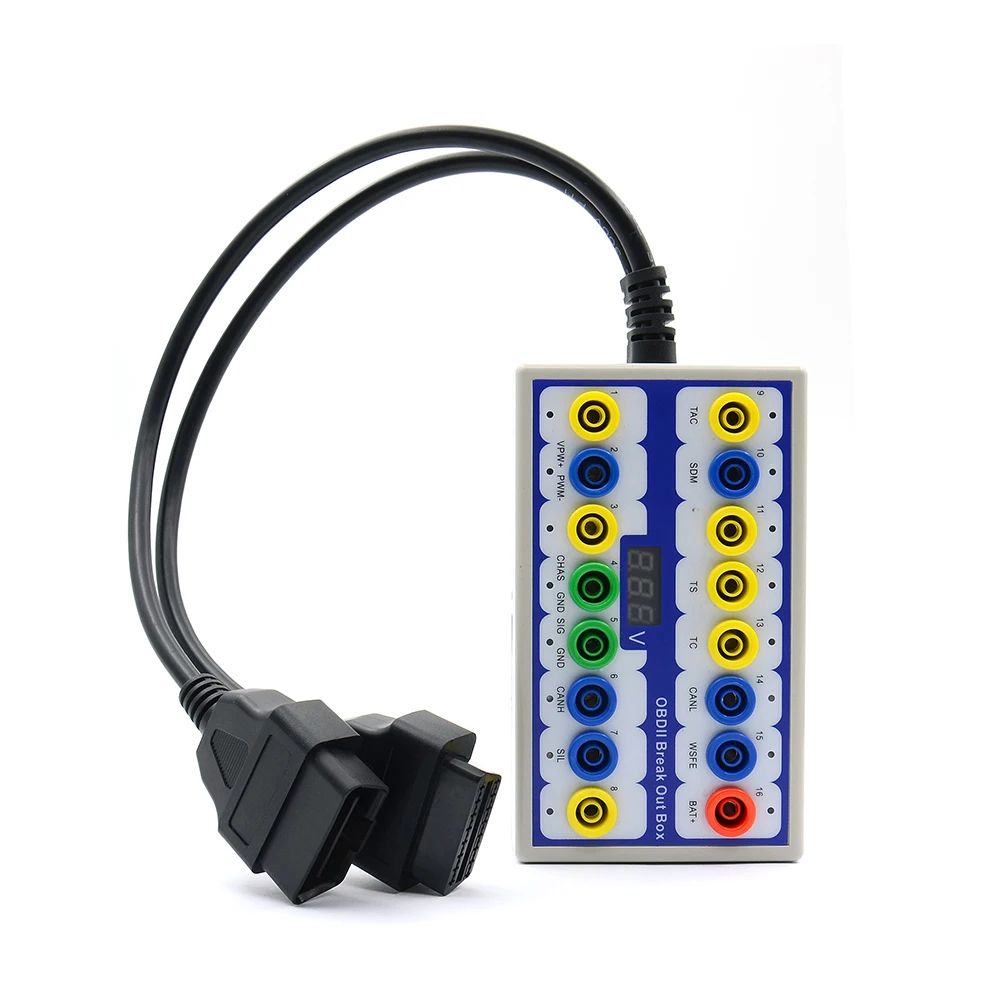 OBDII Protocol Detector Car OBD Break Out Box Breakout Tool OBD2 Pin BOX | Автомобили и мотоциклы