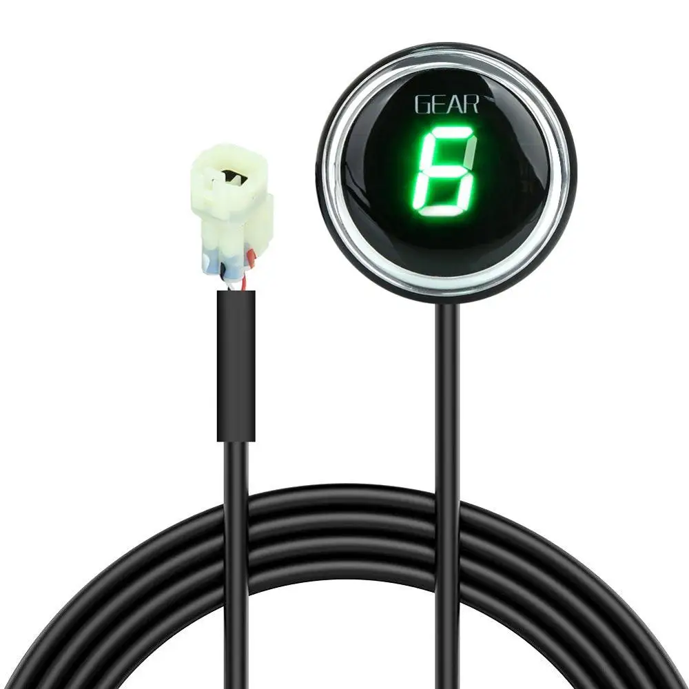 Green LED Display Водонепроницаемый мотоцикл шестерни индикаторная вилка& Play светодиодный дисплей для Kawasaki VERSYS 650 VERSYS 1000 - Цвет: Green LED Display