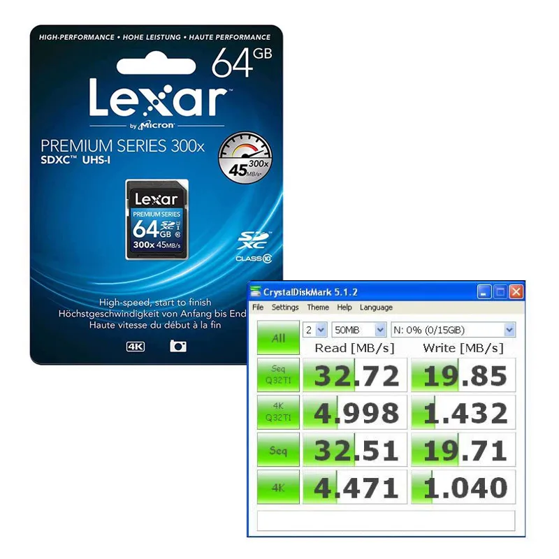 Lexar камера; sd-карта Platinum II 300x SDHC 16 Гб UHS-I/U1 до 45 МБ/с. читать флэш-память для видео высокой четкости, Прямая поставка