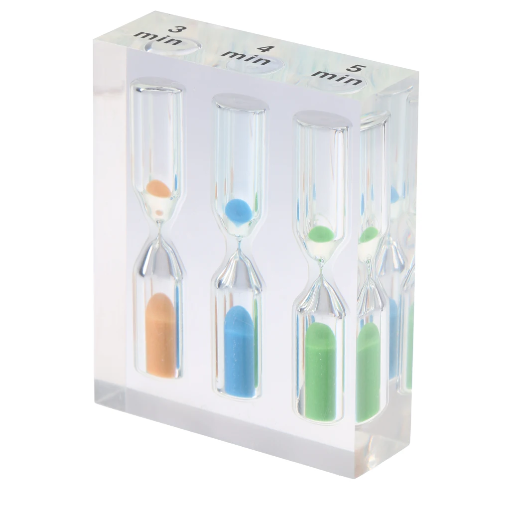 Три в одном акриловые песочные часы таймер для яиц кухонные украшение дома | Дом и