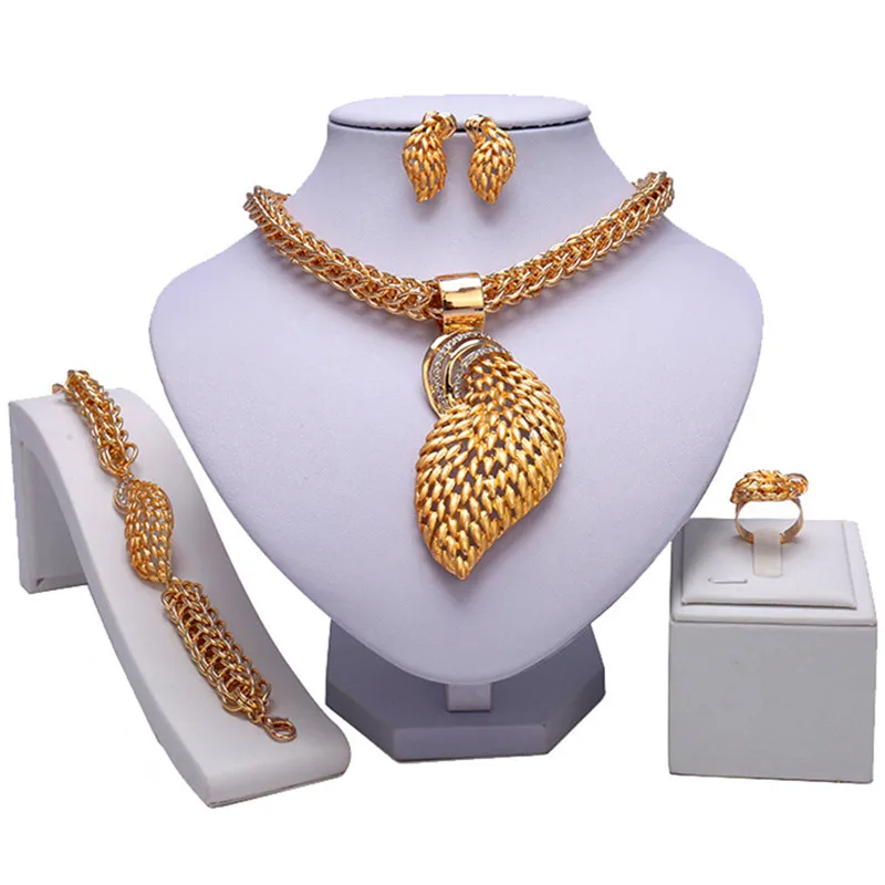

ZuoDi nigerian wedding woman accessories jewelry set Wholesale Fashion italian Bridal jewelry set 2020 dubai gold jewelry set