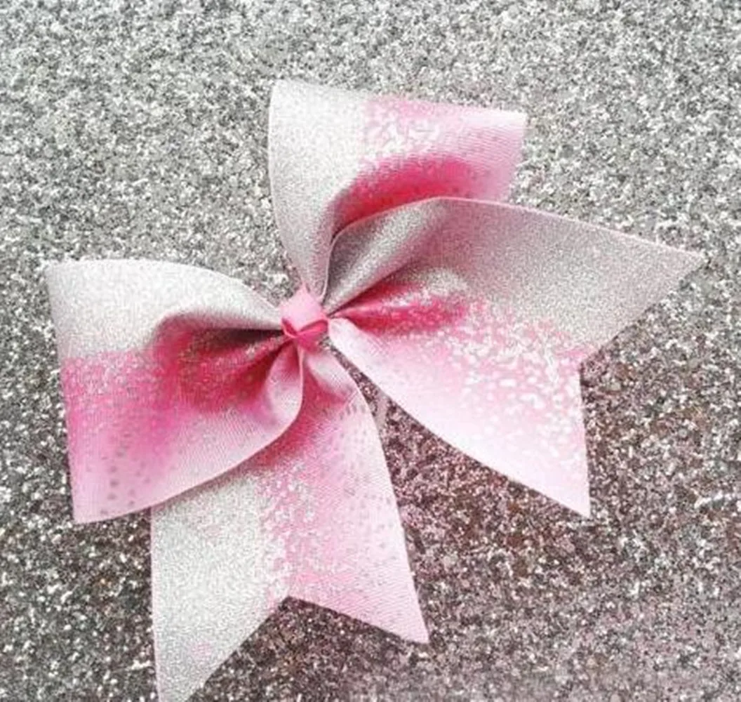 2020 новый серебряный блеск эффектом деграде (переход от темного к Cheer лук танец