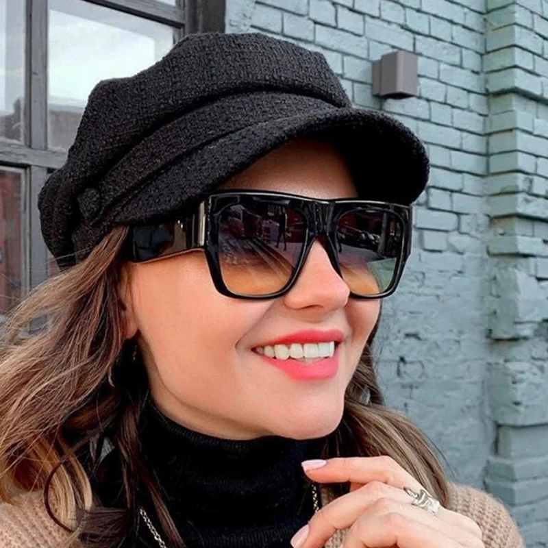 

Очки солнцезащитные Feshini женские квадратные, роскошные Брендовые очки в итальянском стиле, в стиле ретро, с линзами UV400, модные большие, 2022