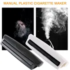 110 мм, конусная пластиковая машинка для сигарет, ручное изготовление, конус для соединения табака, прочная машинка для сигарет и бумаги, экономия времени
