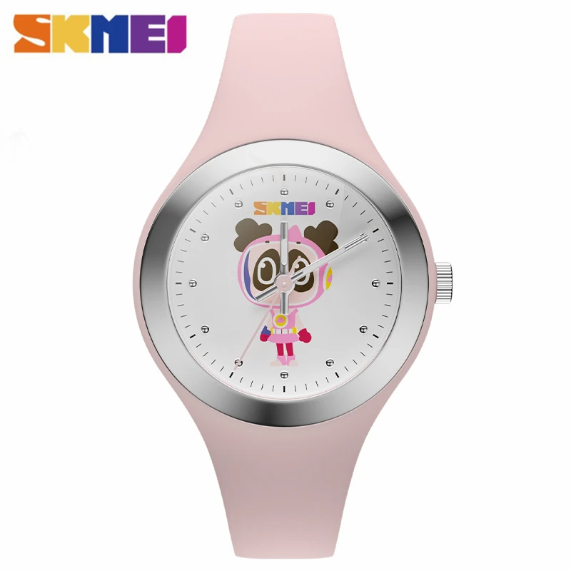 

SKMEI YZ1003 Boys and Girls Silicone Strap Sports Waterproof Quartz Watch Cute Cartoon IP Joint Children's Watch Smart Watch