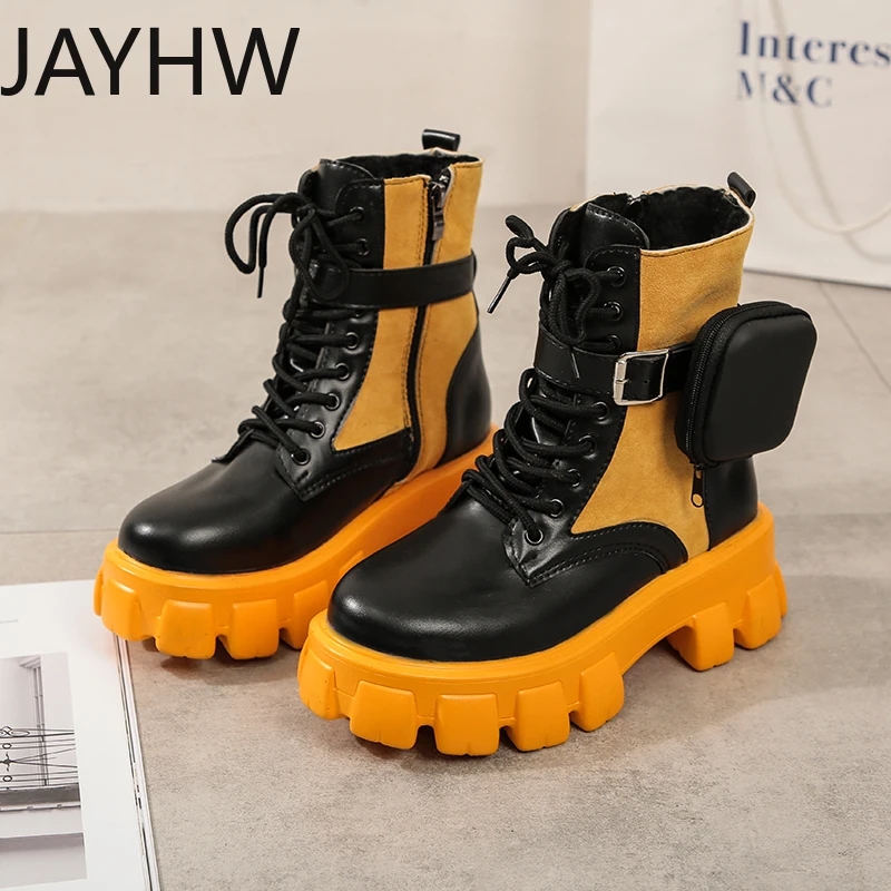 

Женские осенние ботинки со шнуровкой, кожаные ботинки высокого качества, износостойкие удобные ботильоны на толстой подошве