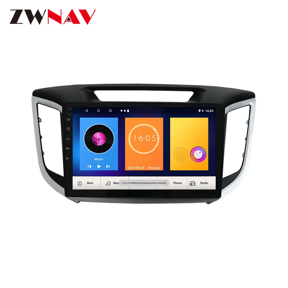 10," PX6 Android 9 8 ядерный 4+ 64 ГБ Автомобильный без dvd-плеера gps-навигация для hyundai Creta ix25- Автомагнитола