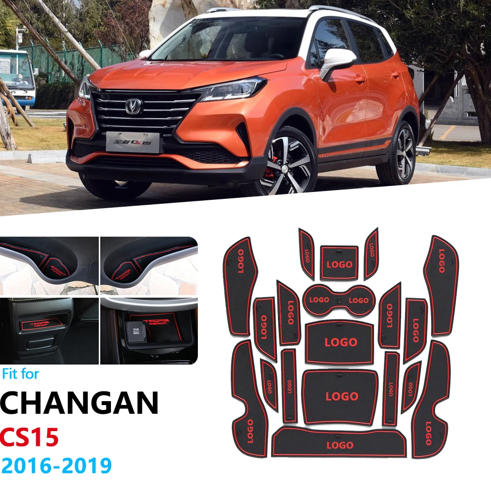 Противоскользящий резиновый коврик для ворот Changan CS15 2016 2017 2018 2019 | Автомобили и
