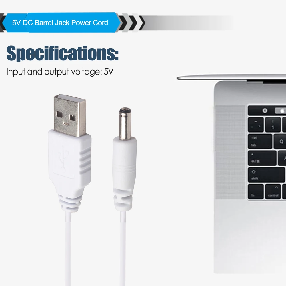 Кабель питания USB Type-A папа-постоянный ток 3 5 мм 5x1 35 в постоянного тока гнездовой