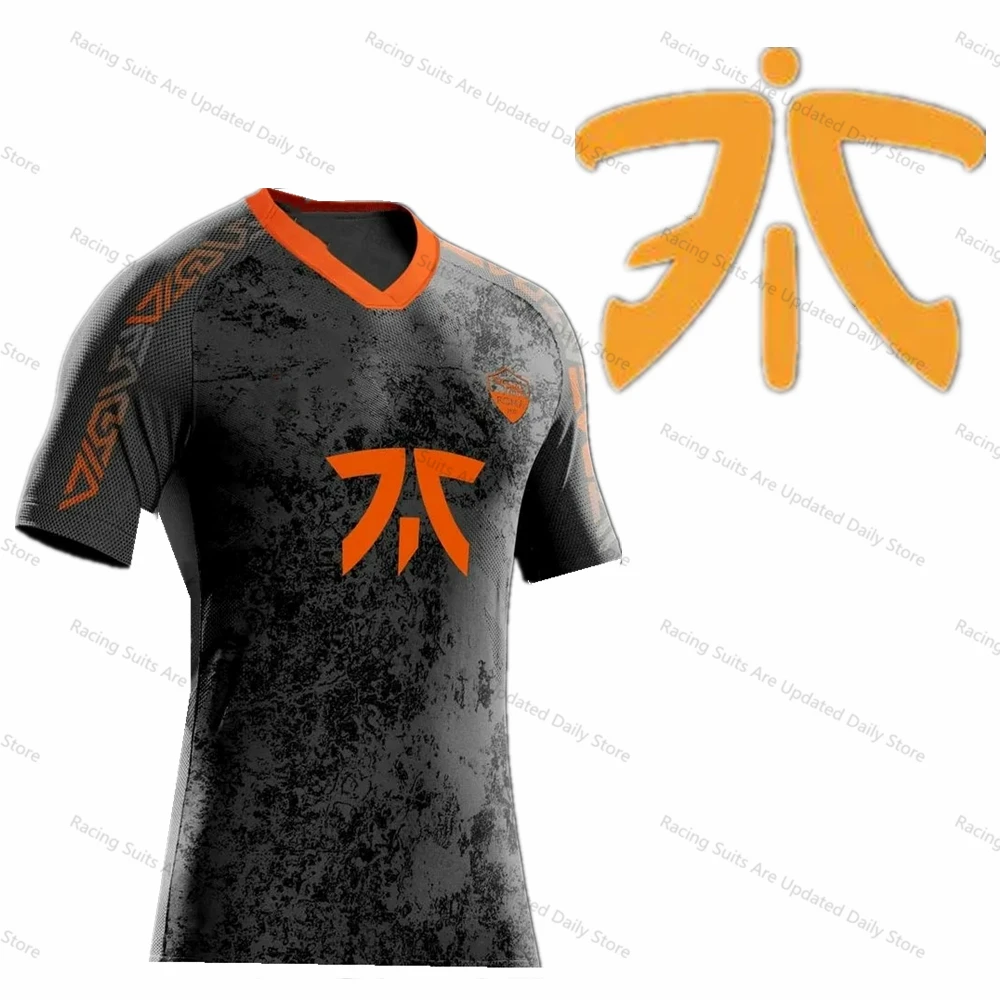 

Fnatic Джерси футболка FNC команда униформа LOL Лига игровой костюм FNC поддержка рубашки DOTA CSGO с коротким рукавом Топ