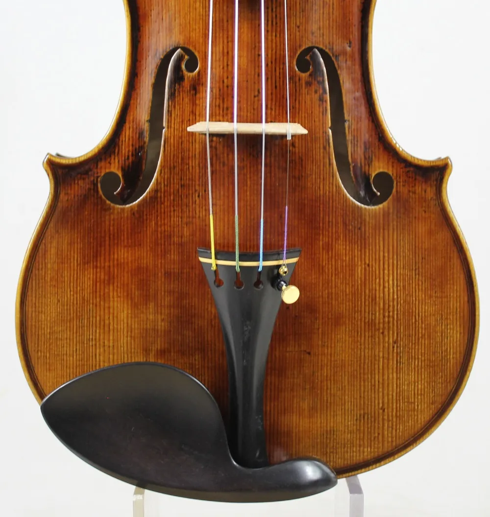 Мастер скрипки! Европейское дерево! Копия Antonio Stradivari! Сильный и глубокий тон!! мост Обер! Доминант 135B струны