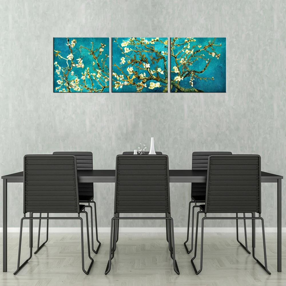 

Van Gogh Office Room Wall Art Almond Flower Picture for Modern Home Decor Abstract Famous Artwork for Living Room Wall Decor