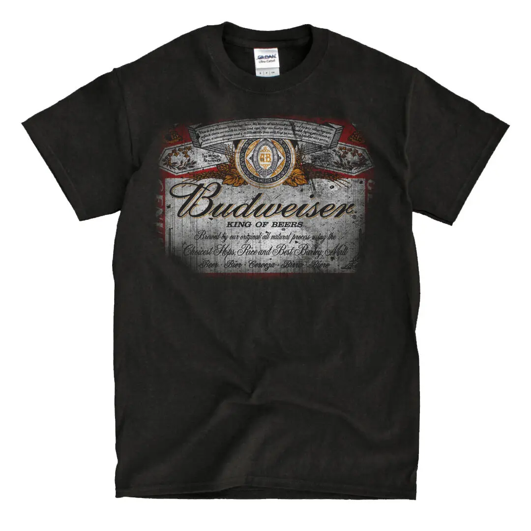Футболка с надписью Budweiser Beer быстрая доставка! Высокое качество!| |