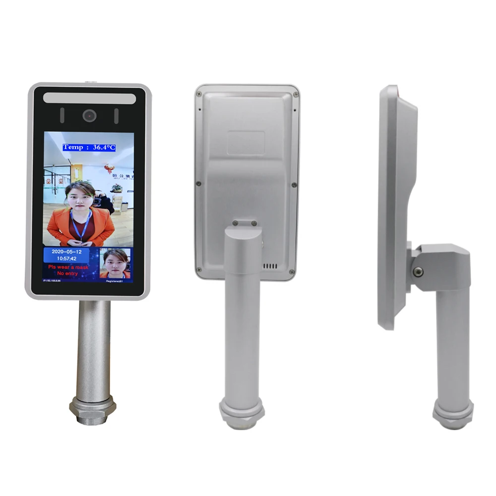 

Face Recognition Thermo Camera Body Temperature Detector Access Control Non-contact Fever Imager Thermal Camera with Voice Alarm