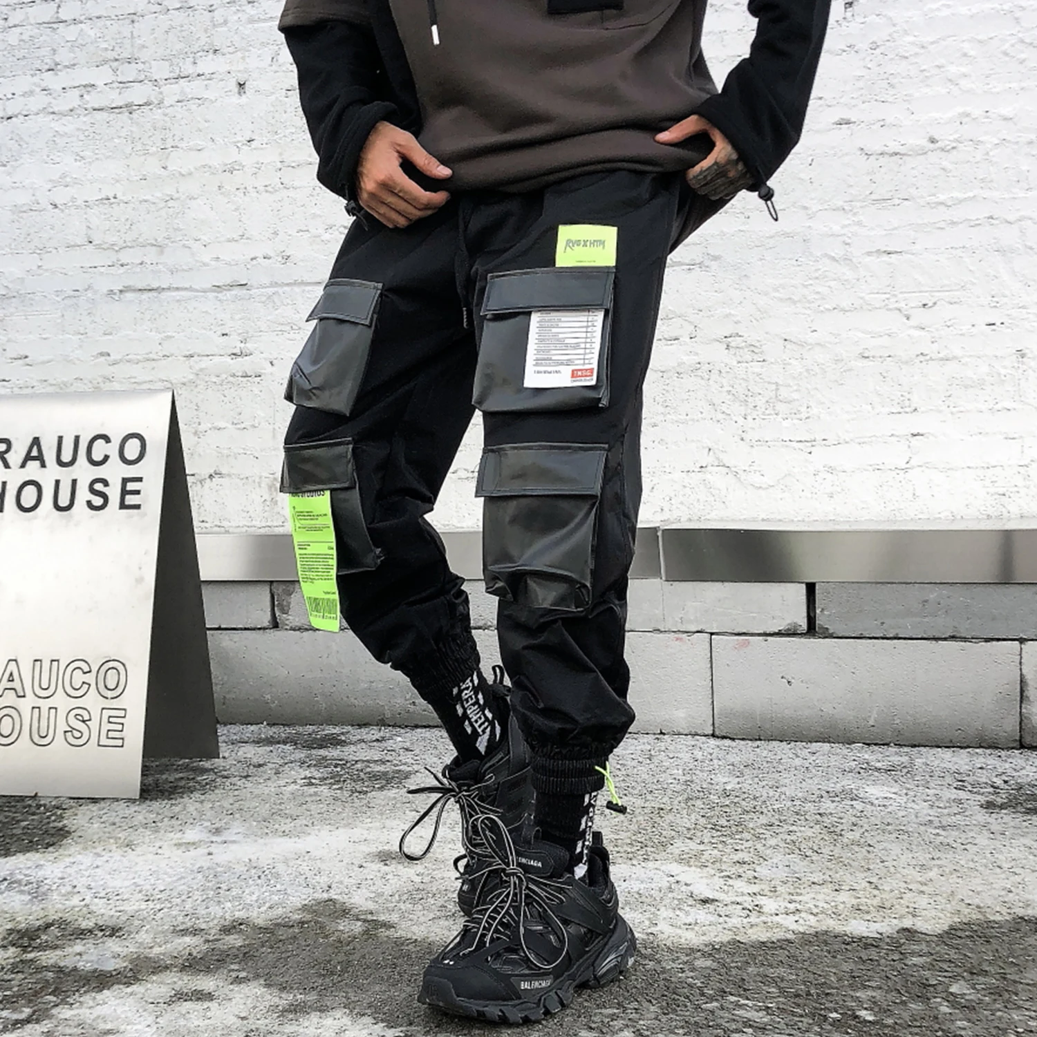 Брюки-карго Aelfric Eden мужские с множеством карманов модные штаны в стиле Харадзюку