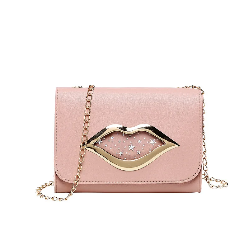 

Bags for Women 2021 Lip Messenger Bag Tote Bag Solid Zip Shoulder Bags Messenger Bag Phone Coin Bag Clutch Bolsas Feminina Saco