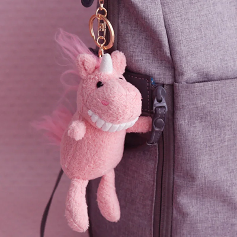 Супер милые животные куклы для брелков Плюшевый единорог Лев свинка лягушка