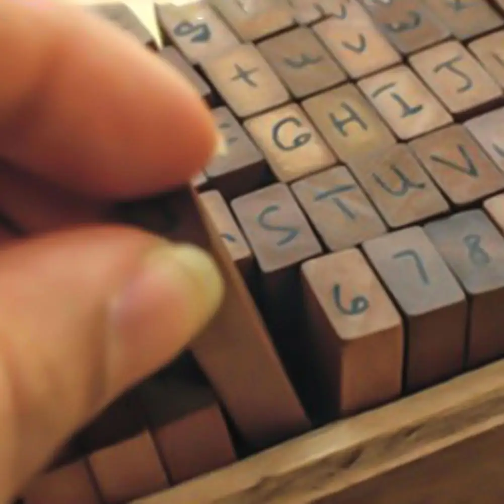 70 шт. DIY номер Алфавит Комбинации письмо печать для дневника Ablum Свадебные буквы