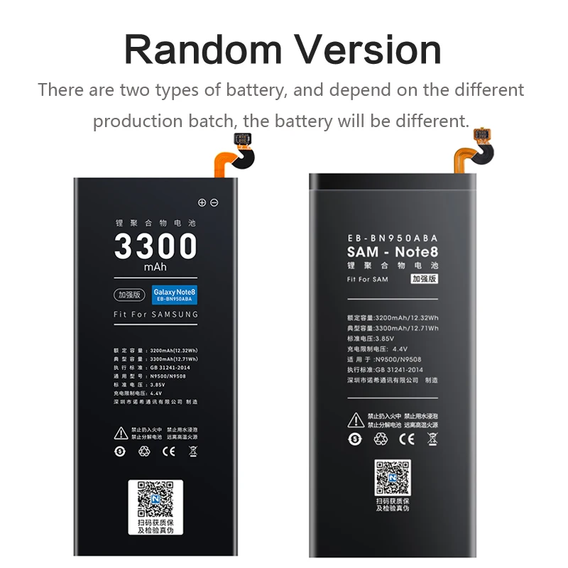 Фото NOHON батарея для Samsung Galaxy Note 8 4 3 Note3 NFC N9000 N9005 N9006 Note4 N9100 N910X N910F Note8 N9500 N9508 N950F сменный литий-полимерный аккумулятор №5