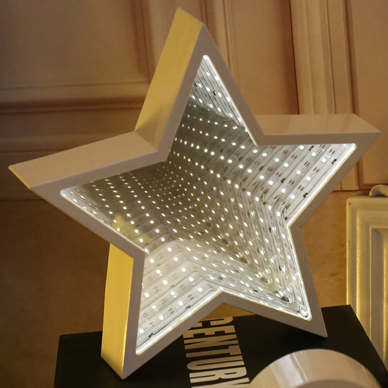 Милым изображением облачка с луны и звезд LED 3D светильник Ночной Дети игрушка в