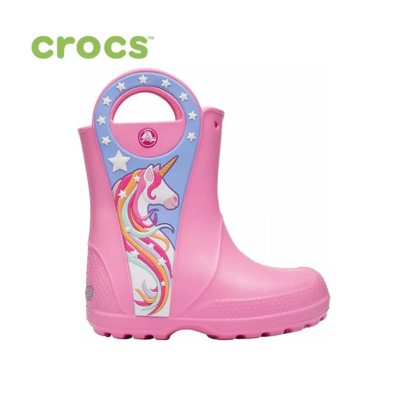 CROCS CrocsFL Uncrn Ptch Rain Boot G KIDS|Сапоги| |