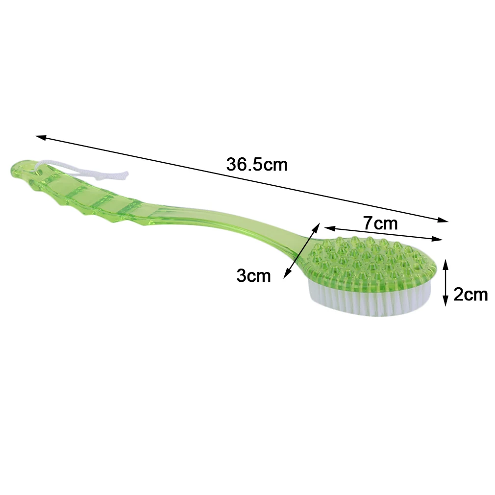 

Long Handle Ultra Soft Bath Shower Brushes Skin Massage Back Rubbing Brush Health Care Body Brush Cleaning Rubbing Tool