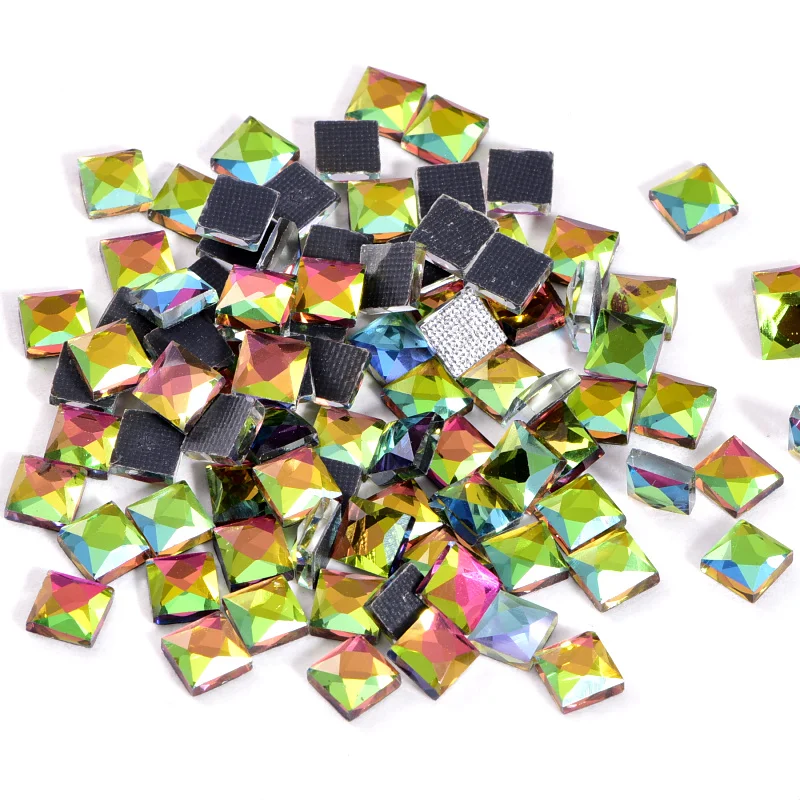 Стразы акриловые квадратной формы 6 мм 100 шт.|Стразы| |