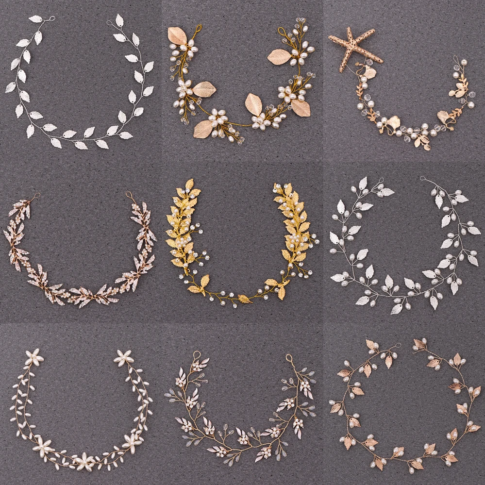 Женский обруч для волос свадебный аксессуар с жемчугом аксессуары невесты